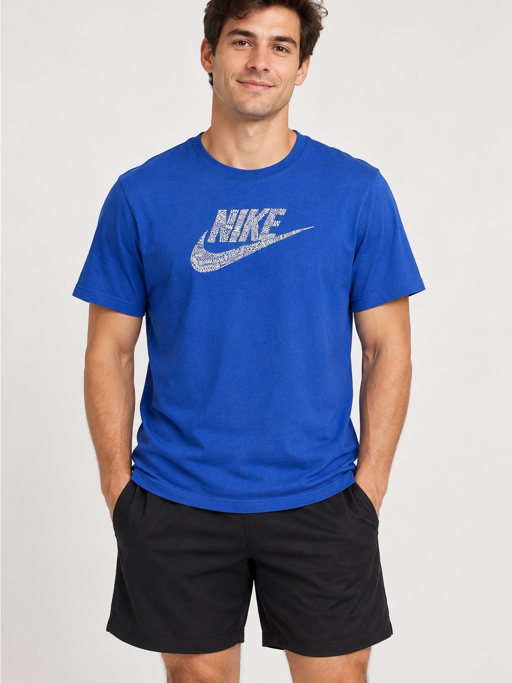 Nike Men’s Blue Short Sleeve Logo Tee XL